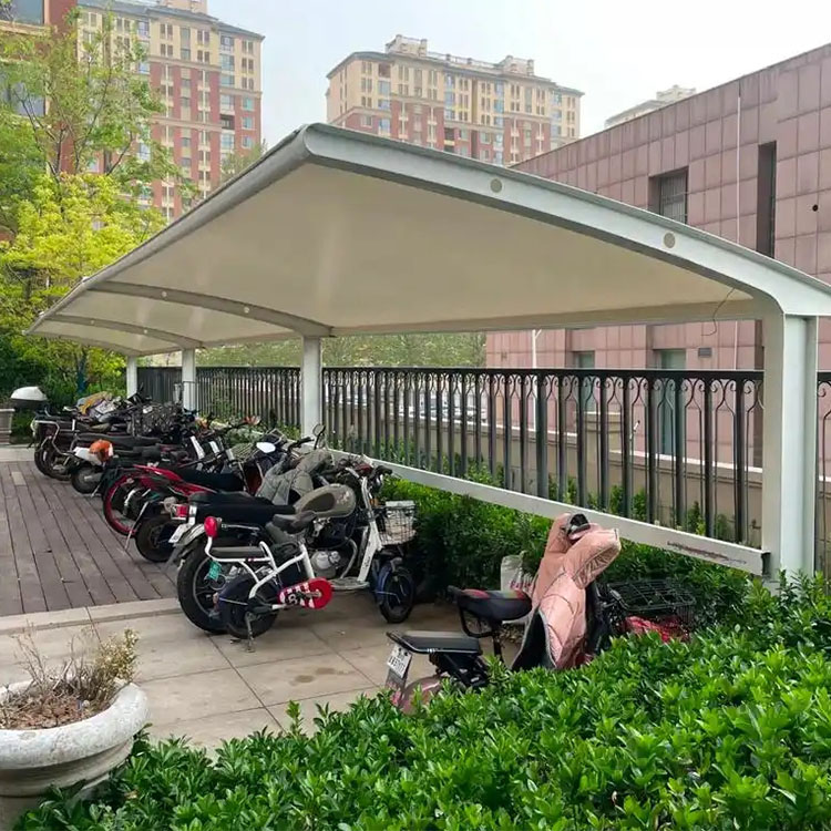 建湖县膜结构电动车棚